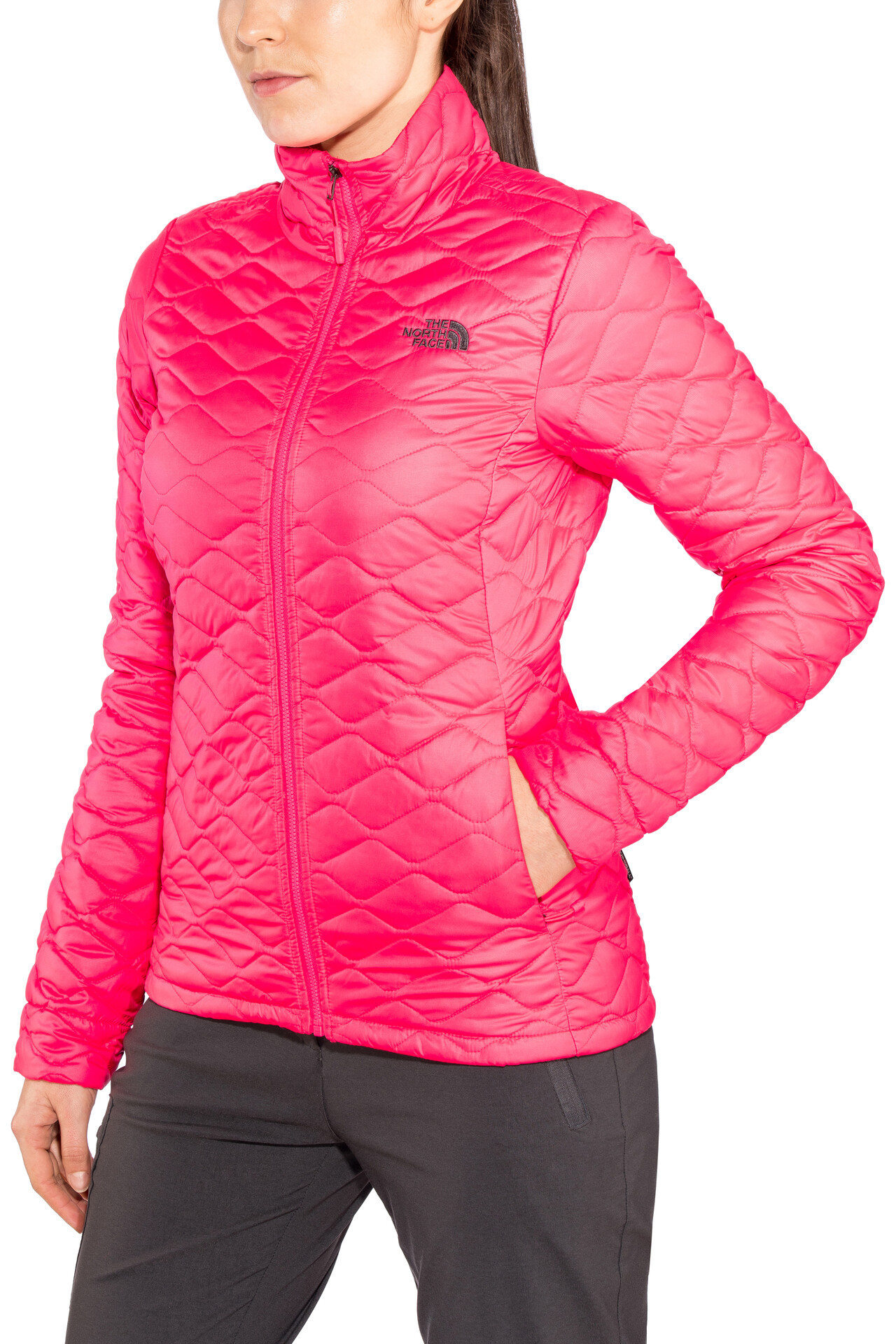 north face pink jacket womens